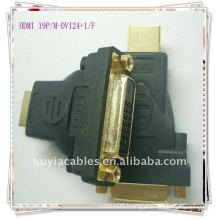 Gold Plated HDMI 19P/F-DVI24+1/M M/F DVI 24+1 to HDMI Adapter Converter